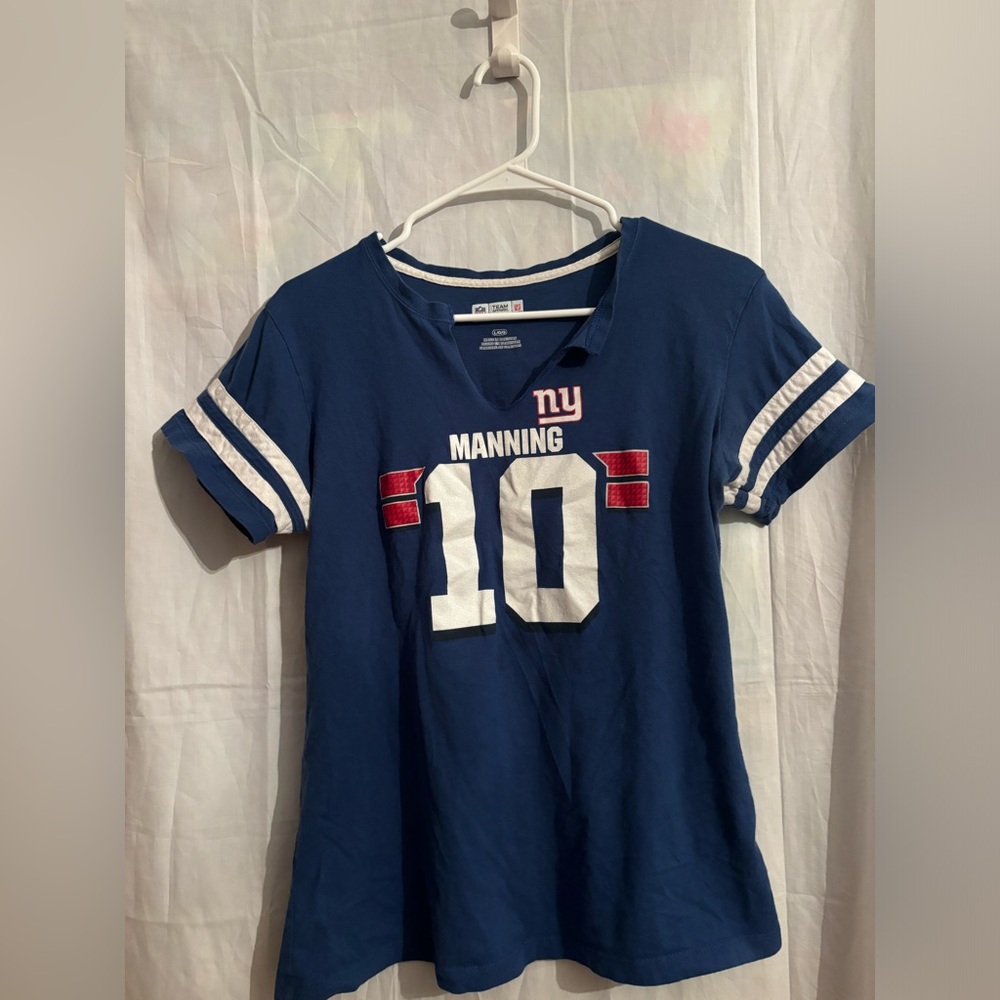 New York Giants NFL Eli Manning #10 Women’s Jersey shirt